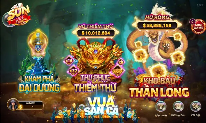 Bắn cá Sunwin20 luôn thu hút đông đảo tay săn cá cừ khôi